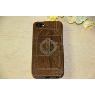 Günstigen Preis Ultra Thin Holzmaserung Holz Zurück Cover Phone Case für iPhone